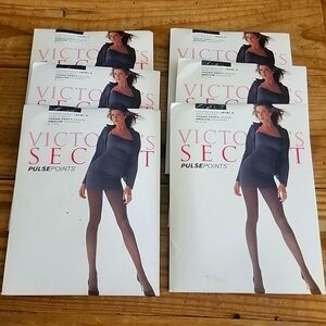 Victoria's Secret Pulse Points Semi Opaque Thong Panty Med Graphite